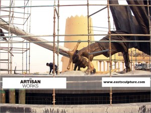 bronze statue