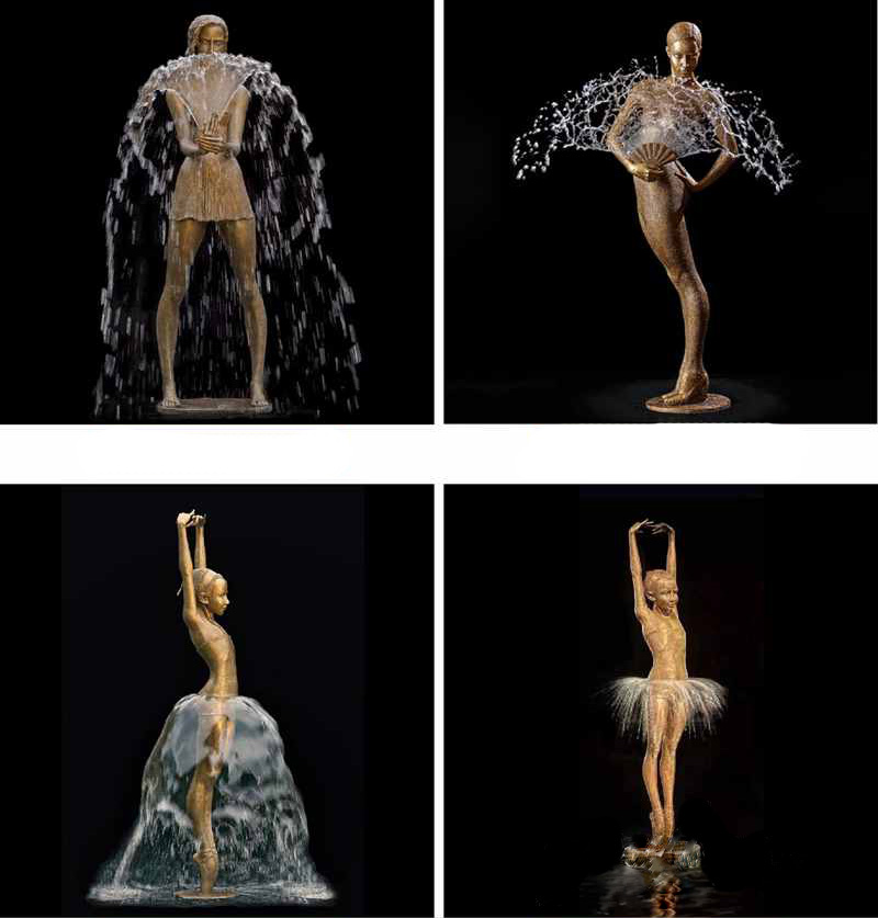 Ballerina Girl Fountain 01