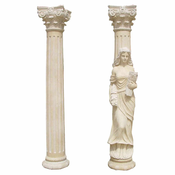 Corinthian column fluted 04