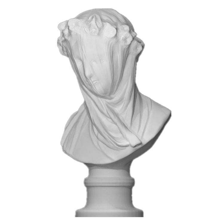 ʻO ke kumu kūʻai hale hana kiʻi kiʻi kiʻi ola ka nui o ka marble veiled lady bust statue