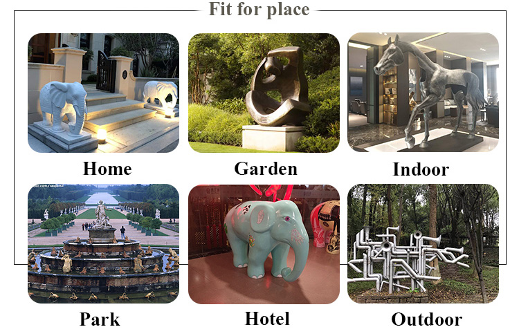 Zoo and park decoration sculpture life size fiberglass animal cow statue