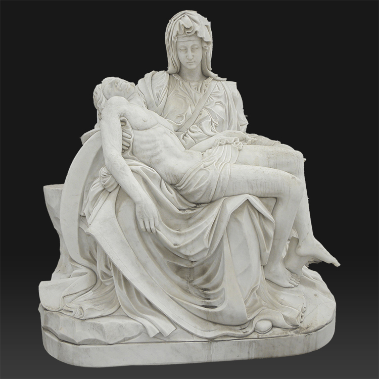 Outdoor marble baby jesus garden statue cover for sale