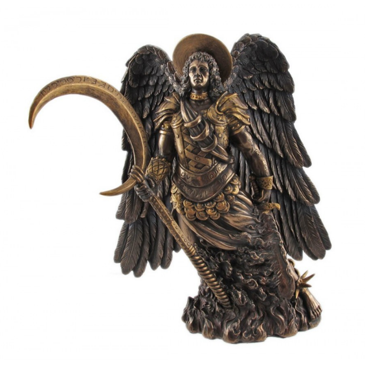Metal figures sculpture outdoor decorative bronze and brass angel statue on sale