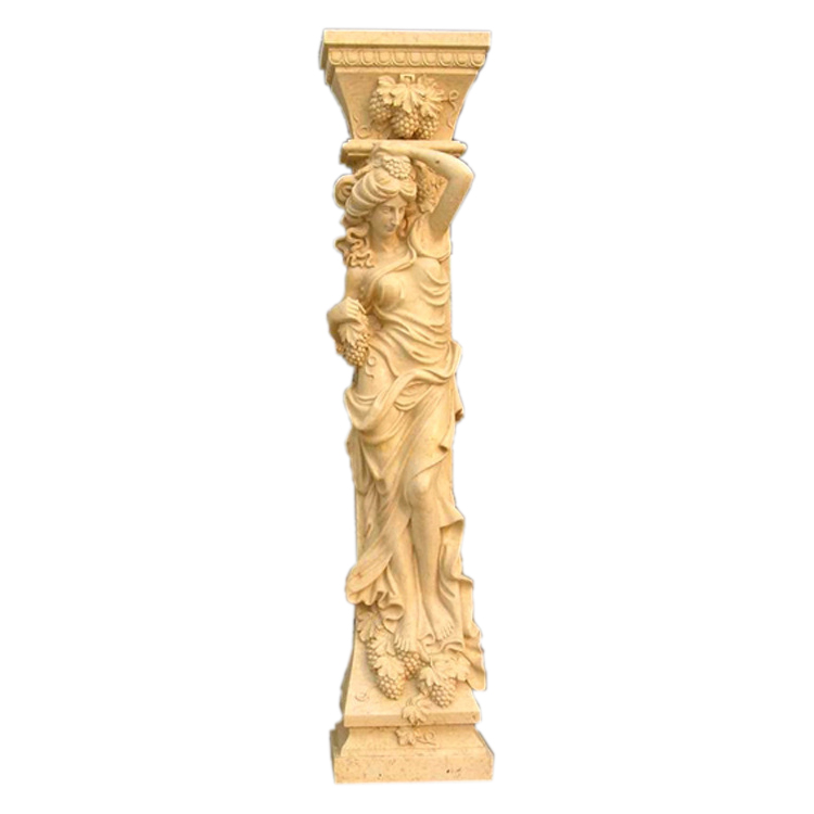 Customized European style flower pillar