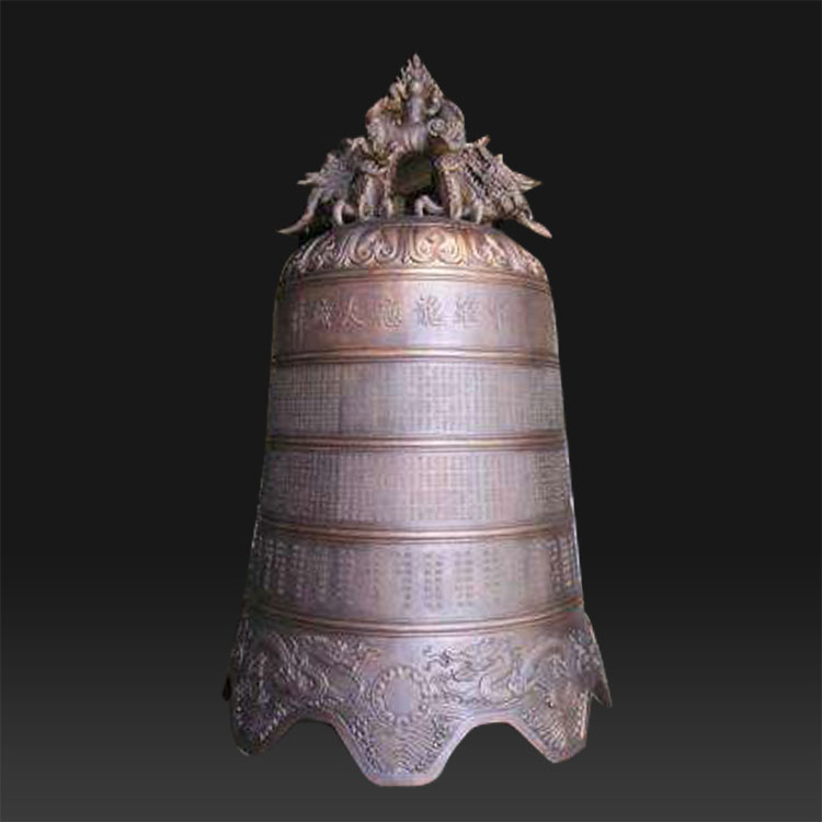 Religious sculpture different size bronze and brass church bell sculpture for sale