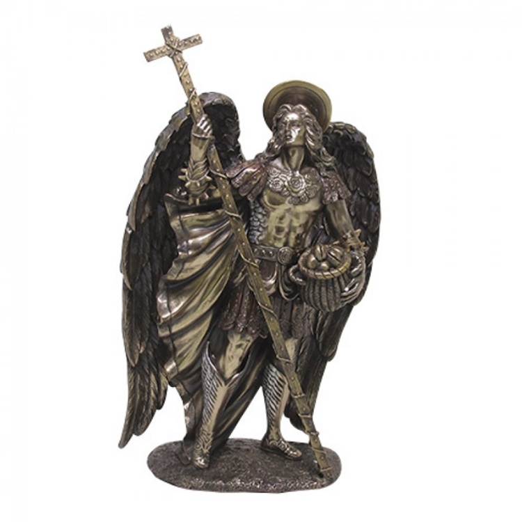 Metal figures sculpture outdoor decorative bronze and brass angel statue on sale