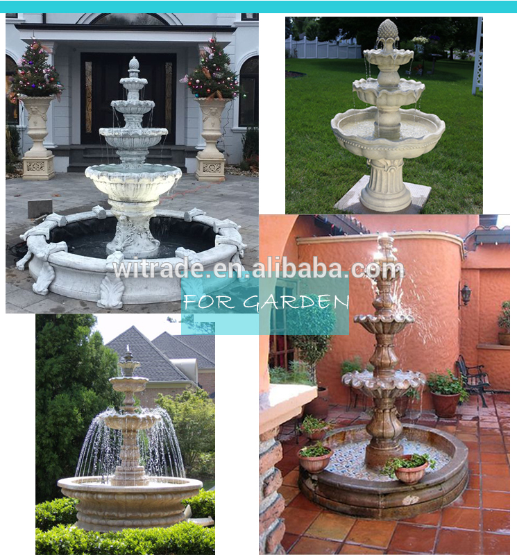Large Garden Decoration High Quality Hand Carved White Marble Ball Fountain