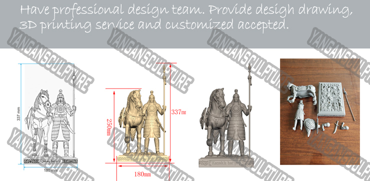 Home Decor rhino Sculptures Large Metal Bronze Rhinocero Statue