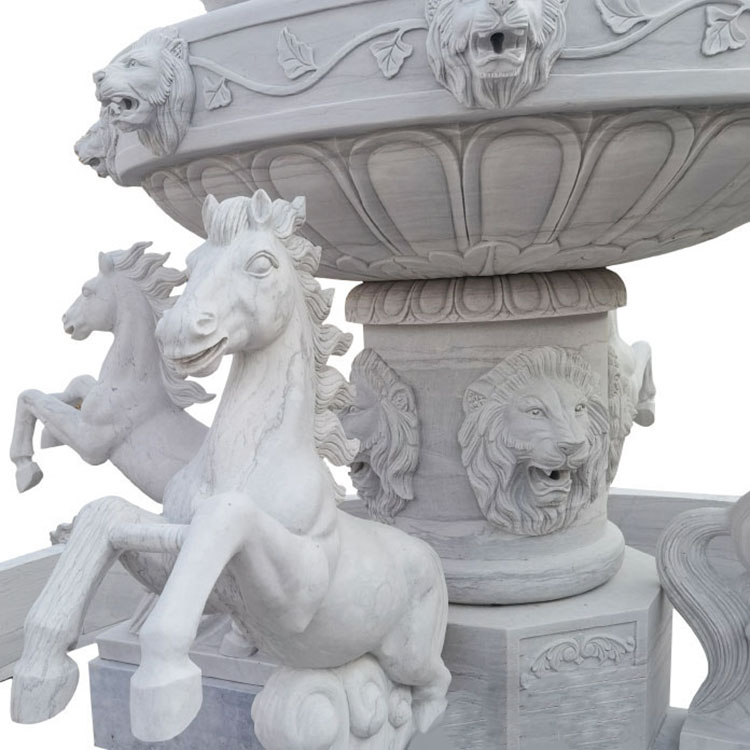 Horse Stone Fountain 01