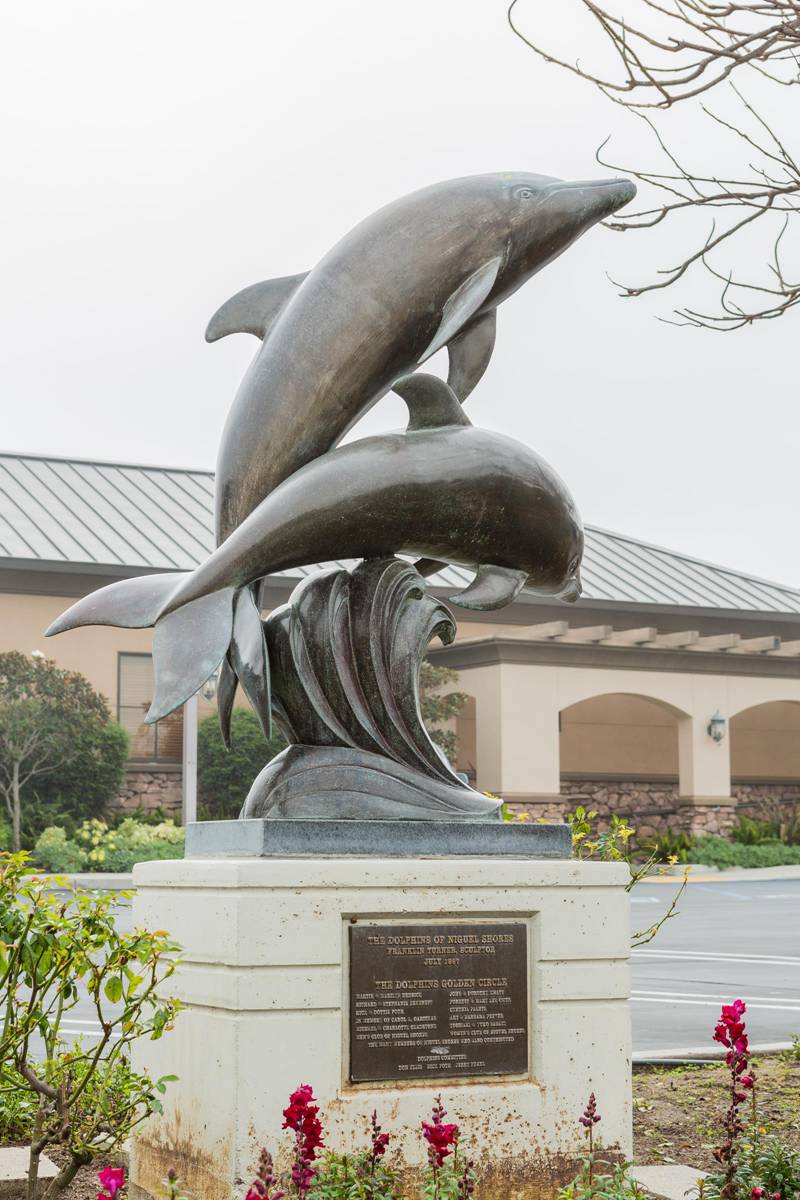 dolphin bronze sculpture 04
